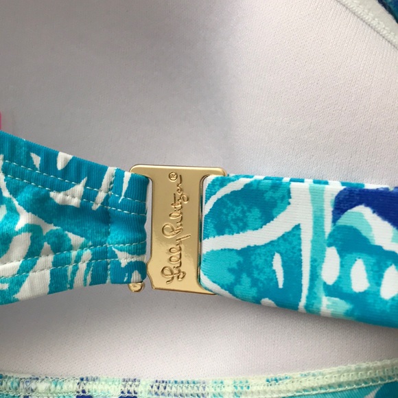 Cay Twist Bandeau Turquoise Oasis Half She… - Picture 4 of 9